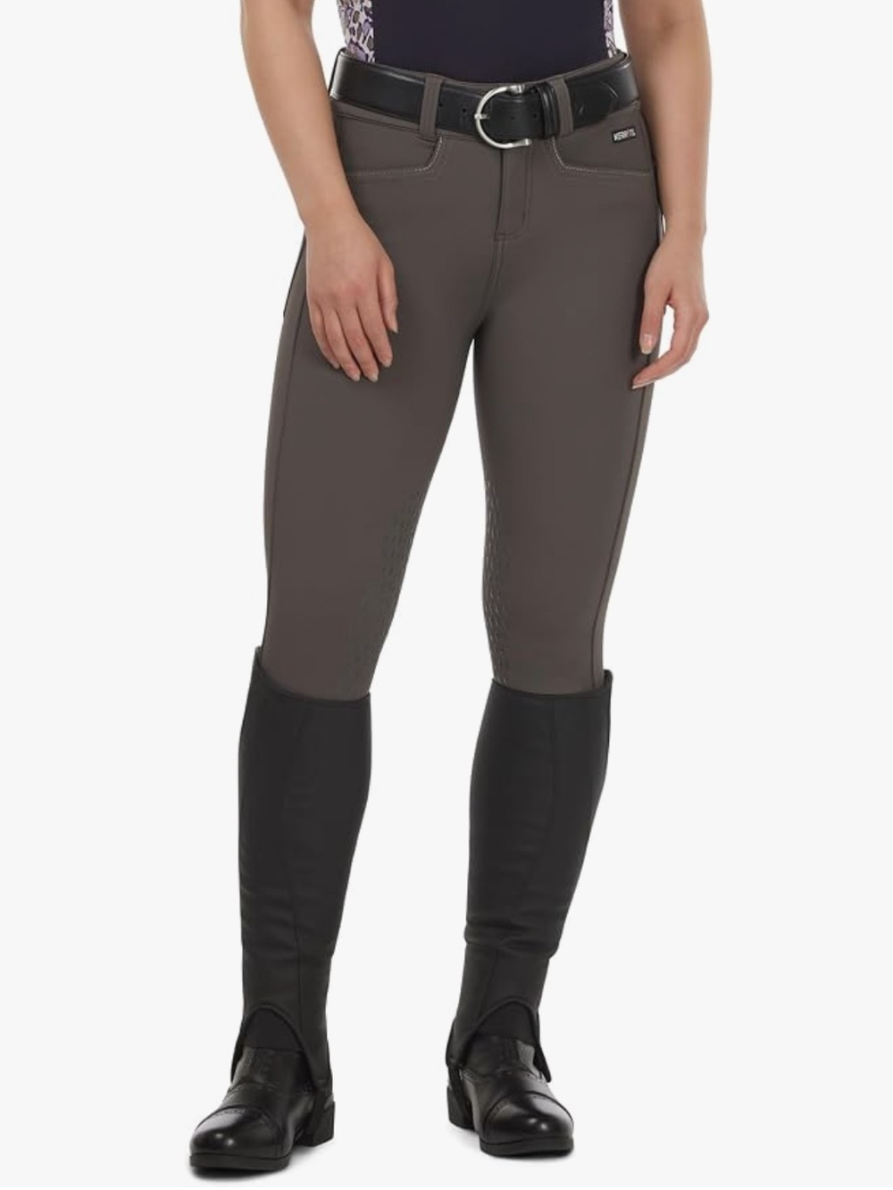 Kerrits K-Flex Knee Patch Womens Riding Breeches Castiron
